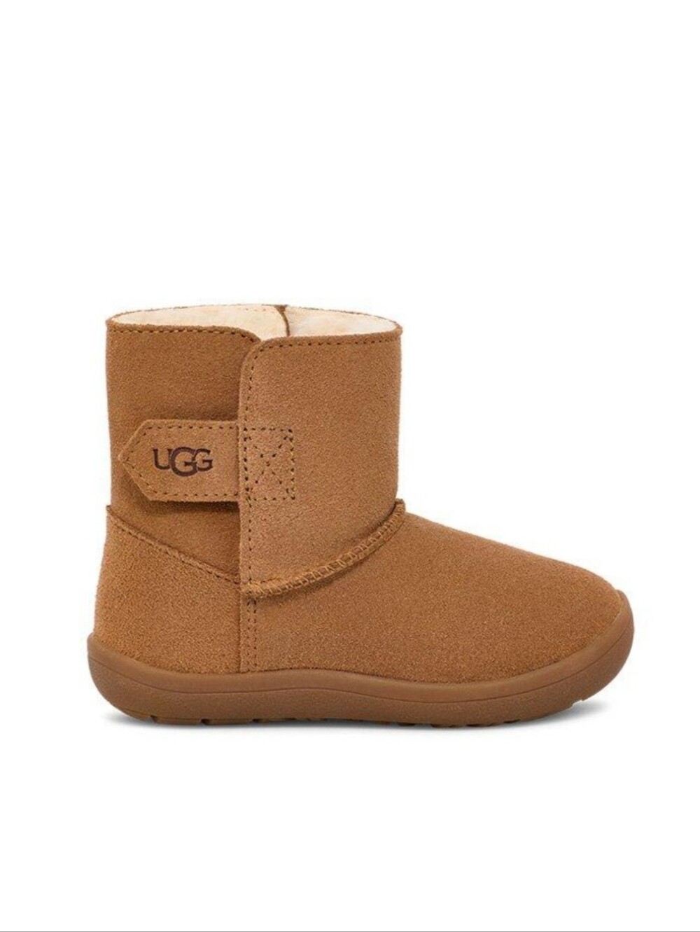 Ugg Keelan II Velcro Fur Lined Boot in Chestnut 10C